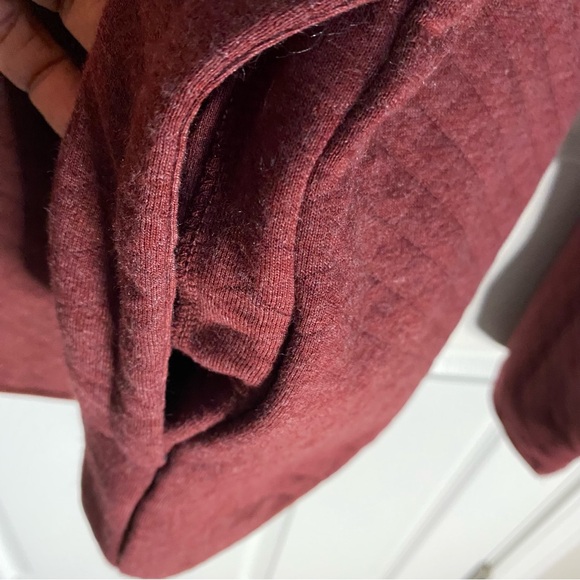 NWOT Mens Sonoma Goods For Life Long Sleeve Crew Neck Henley Burgundy Shirt XXL - Picture 5 of 11